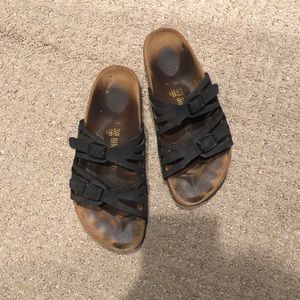 Black Birkenstock sandals
